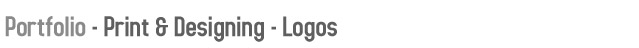 Print & Designing - Logos